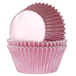 Baby Roze Pink Folie Muffinsforme 24 stk. – House of Marie