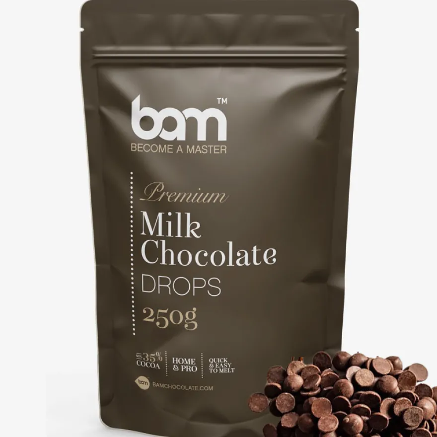 BAM Chokolade lys, 250 g – (35,1%)