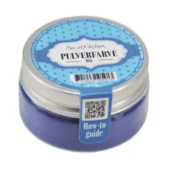 Blå pulverfarve 4g – Sweetkitchen