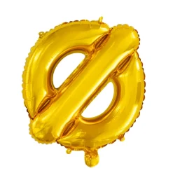 Bogstav Ballon “Ø” Guld 41 cm.