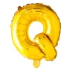 Bogstav Ballon “Q” Guld 41 cm.