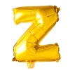 Bogstav Ballon “Z” Guld 41 cm.