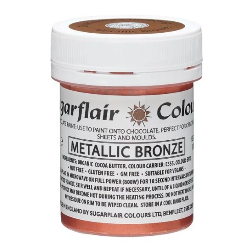 Chokoladefarve Bronze 35g – Sugarflair