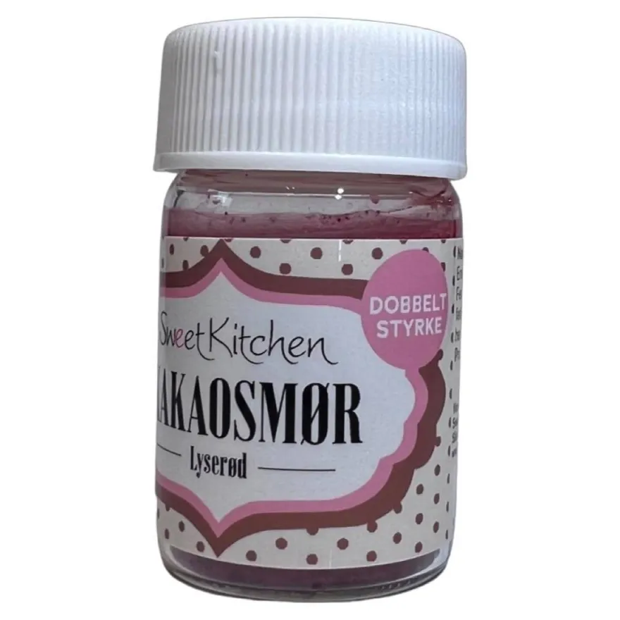 Chokoladefarve Lyserød 18g – SweetKitchen