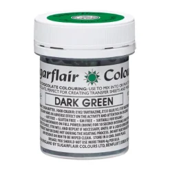 Chokoladefarve Mørke Grøn 35g – Sugarflair