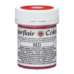 Chokoladefarve Rød 35g – Sugarflair