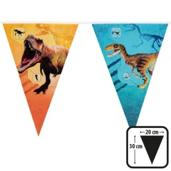 Dinosaur Vimpel Flag Guirlande – 6 m