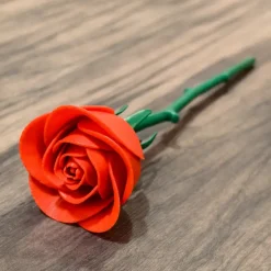 3D-printet kunstig rose / Evighedsrose – 20 cm – Flere farver