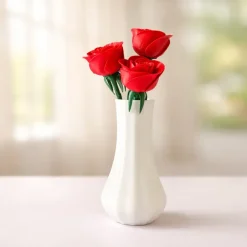 3D-printet kunstig rose / Evighedsrose – 20 cm – Flere farver