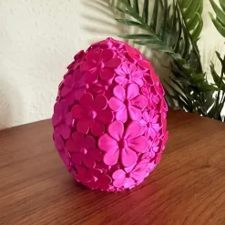 3D Printet Marguerit Påskeæg – Daisy Bloom Container – Valgfri Farve