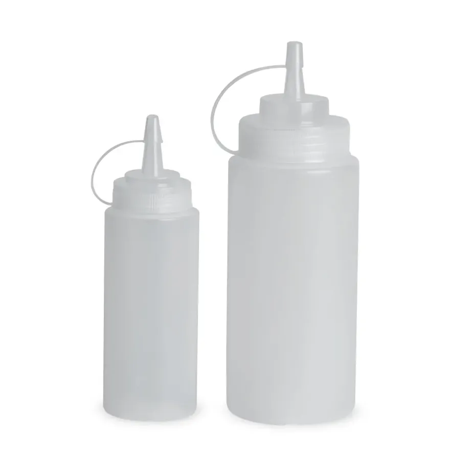 Dressingflasker / Dekorationsflasker (180ml & 400ml) – Sæt med 2 stk.