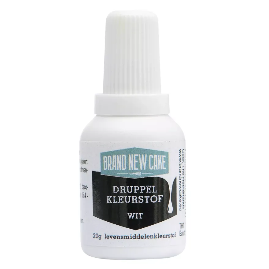 Drypbar Pastafarve Hvid 20g