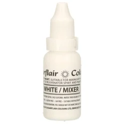Drypbar Pastafarve Hvid/Mixer 14ml – Sugarflair