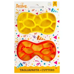 Fastelavn / Maske udstikkersæt 2 stk. – Decora