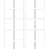 Firkantet Blanke Etiketter / Labels til Krydderiglas & Condibøtter 20 stk. – 4,5 cm x 4,5 cm