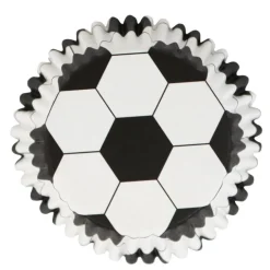 Fodbold muffinsforme i metalfolie, 30 stk. – PME