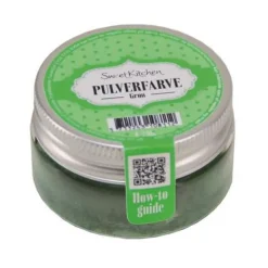 Grøn pulverfarve 4g – Sweetkitchen