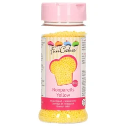 Gul krymmel 80g, Nonpareils – FunCakes