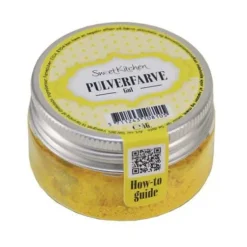 Gul pulverfarve 4g – Sweetkitchen