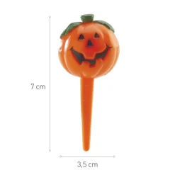 Halloween Græskar Cake Toppers / Topfigur 7×3,5 cm – Decora