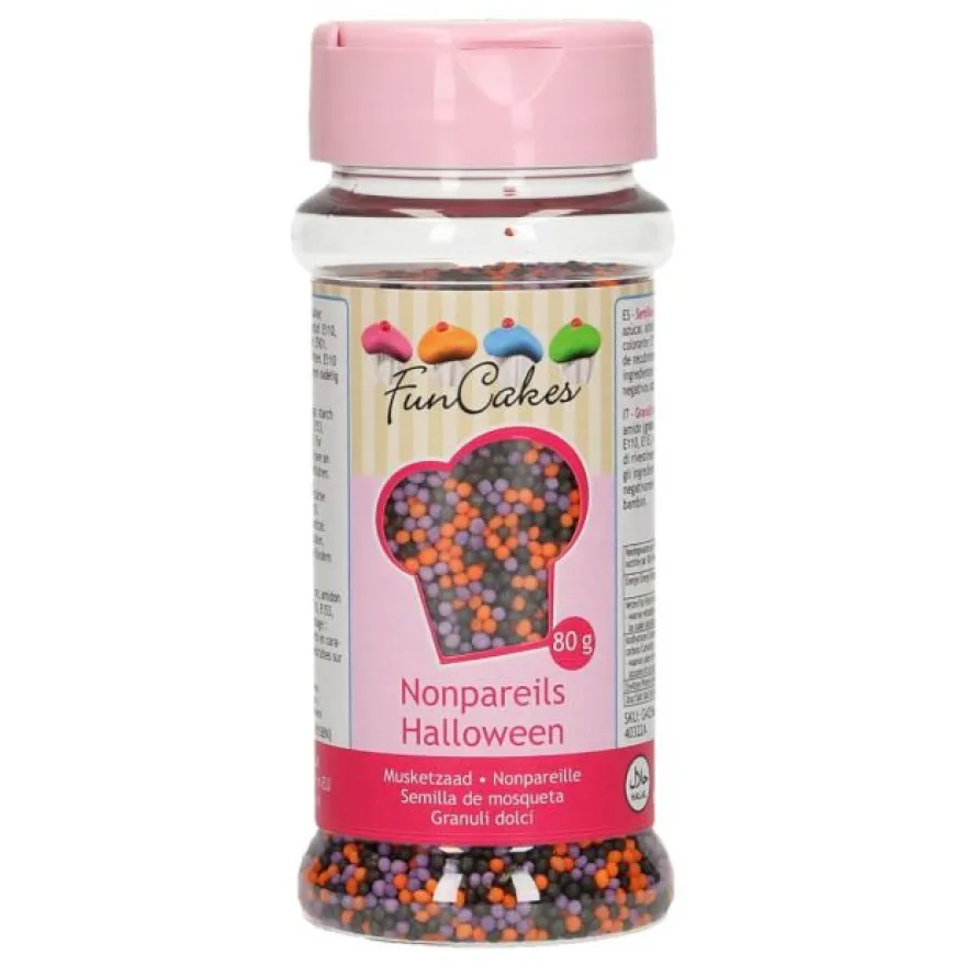 Halloween krymmel 80g, Nonpareils – FunCakes