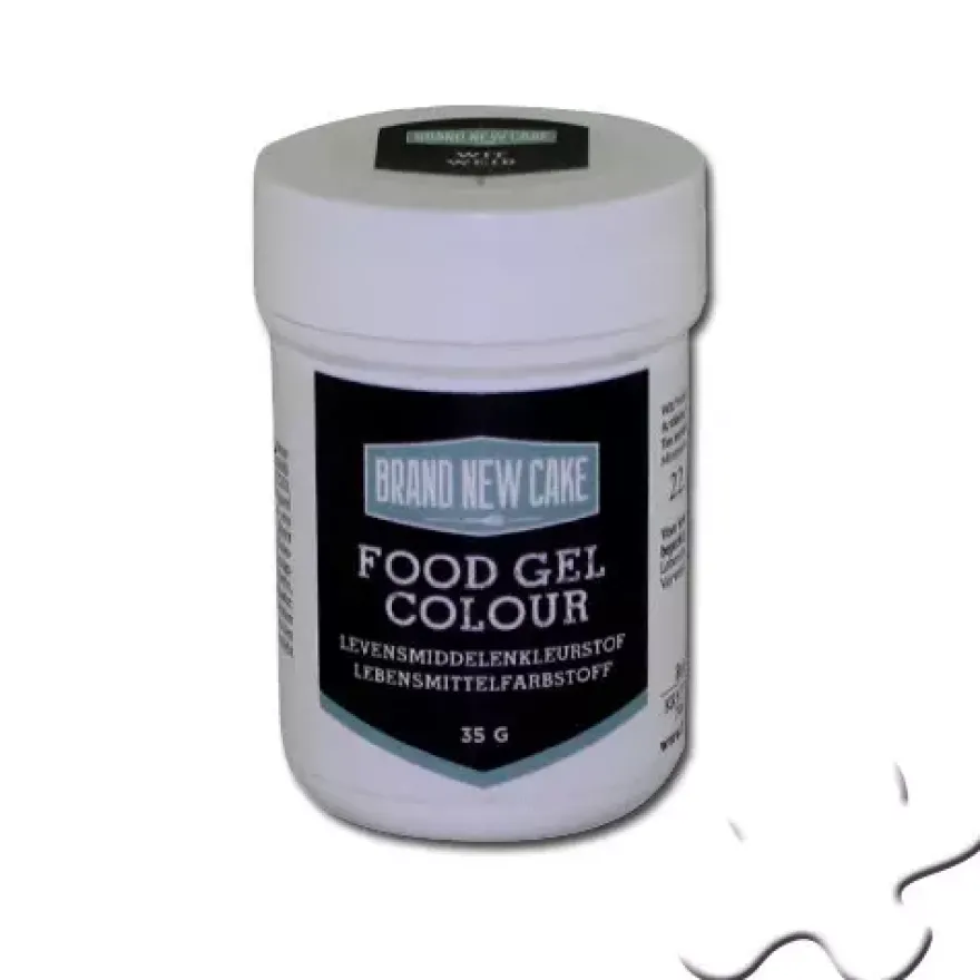 Hvid Pastafarve 35ml