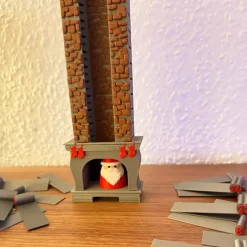 Interaktiv Julekalender (Julemand i Skorsten) – 3D-Printet