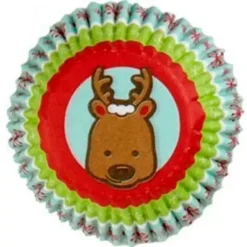Jul mini muffinsforme Rensdyr 100 stk. – Wilton
