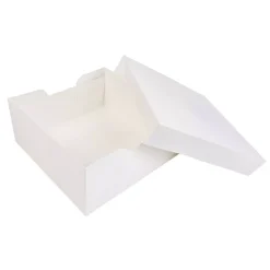 Kageboks / Kageæske Hvid 35 x 35 x 15 cm