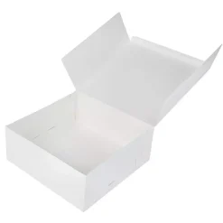 Kageboks / Kageæske Hvid 25 x 25 x 10 cm