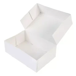 Kageboks / Kageæske Hvid – 24 x 16 x 8 cm