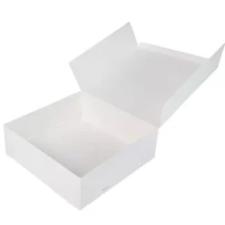 Kageboks / Kageæske Hvid 25 x 25 x 8 cm