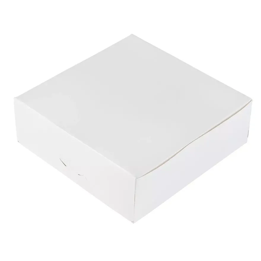 Kageboks / Kageæske Hvid 15 x 15 x 5 cm