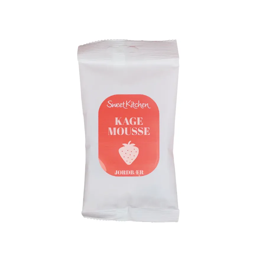 Kagemousse Jordbær 50g – Sweetkitchen