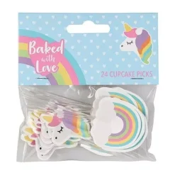 Kagepinde Unicorn 24 stk. – Culpitt
