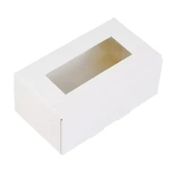 Kageæske / Petit four æske – 12 x 7 x 5 cm