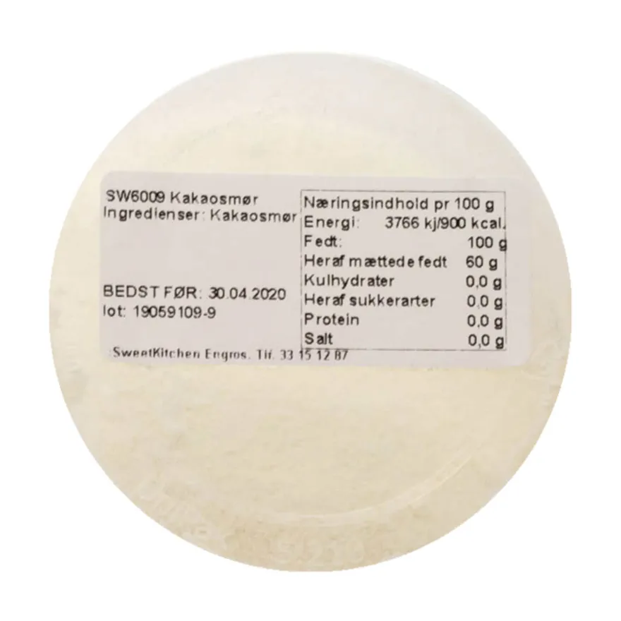Kakaosmør Pulver, 75 g – SweetKitchen