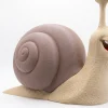 Kæmpe Havesnegl – 3D-printet Havefigur (35 cm) – Valgfri farve på skallen