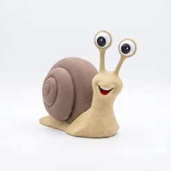 Kæmpe Havesnegl – 3D-printet Havefigur (35 cm) – Valgfri farve på skallen
