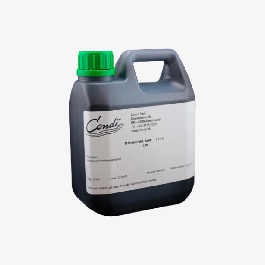 Maltekstrakt mørkt flydende, 1 liter