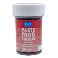 Maroon Red pastafarve 25g – PME