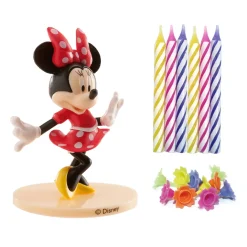 Minnie Mouse Kagefigur inkl. 10 kagelys