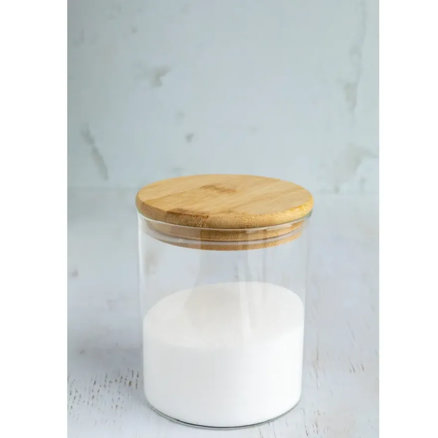 Opbevaringsglas med Bambuslåg (750 ml) – BrandNewCake
