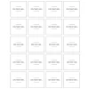 Personaliserede Firkantet Etiketter / Labels til Krydderiglas & Condibøtter 20 stk. – 4,5 cm x 4,5 cm