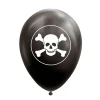 Pirat / Halloween Balloner 8 stk. – Ø 30 cm.