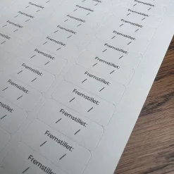 Produktionsdato etiketter / labels – 189 stk.