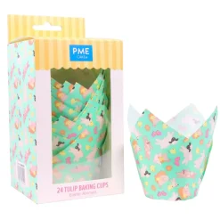 Påske Tulipan muffinsforme – 24 stk. – Easter Animals – PME