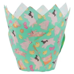 Påske Tulipan muffinsforme – 24 stk. – Easter Animals – PME