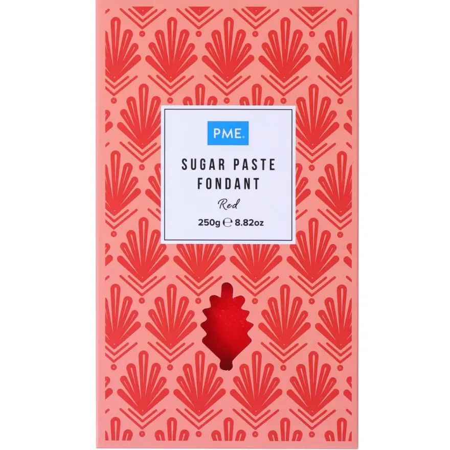 Rød Fondant – PME – 250g