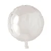 Rund Folieballon Hvid 46 cm.